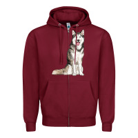 Husky Zipper Hoodie | Teevron