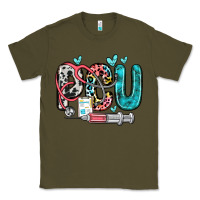 Army Green pcu Classic Tee - Zillion Design Studio