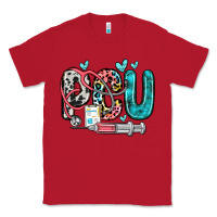 Red pcu Classic Tee - Zillion Design Studio