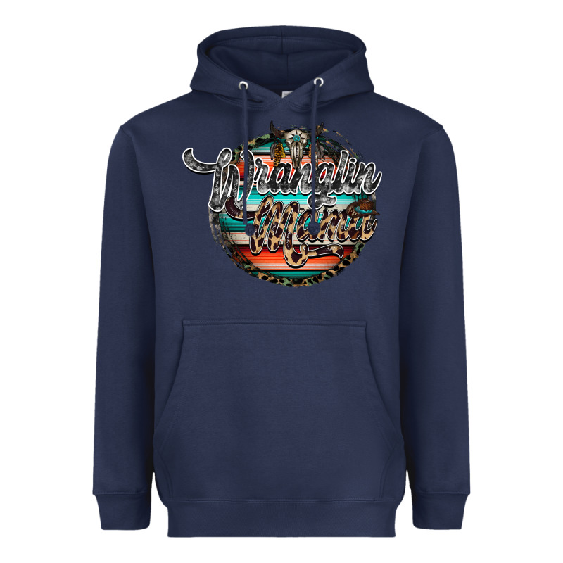 Wranglinn Mama Heavyweight Hoodie by RacoonDesign | Teevron