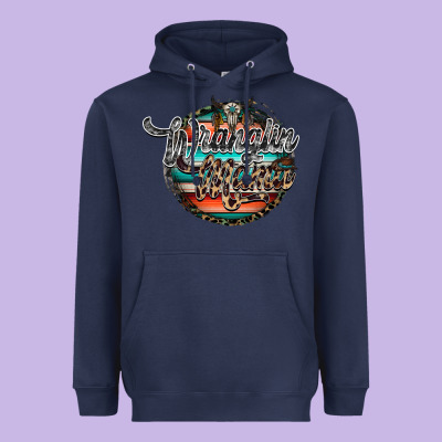Wranglinn Mama Heavyweight Hoodie Designed By Racoondesign