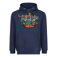 Navy wranglinn mama Heavyweight Hoodie - RacoonDesign