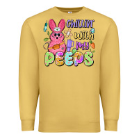 Antique Gold chillin' with my peeps Premium Sweatshirt - Artiststas