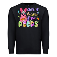 Black chillin' with my peeps Premium Sweatshirt - Artiststas