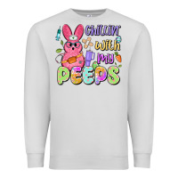 Dove Grey chillin' with my peeps Premium Sweatshirt - Artiststas