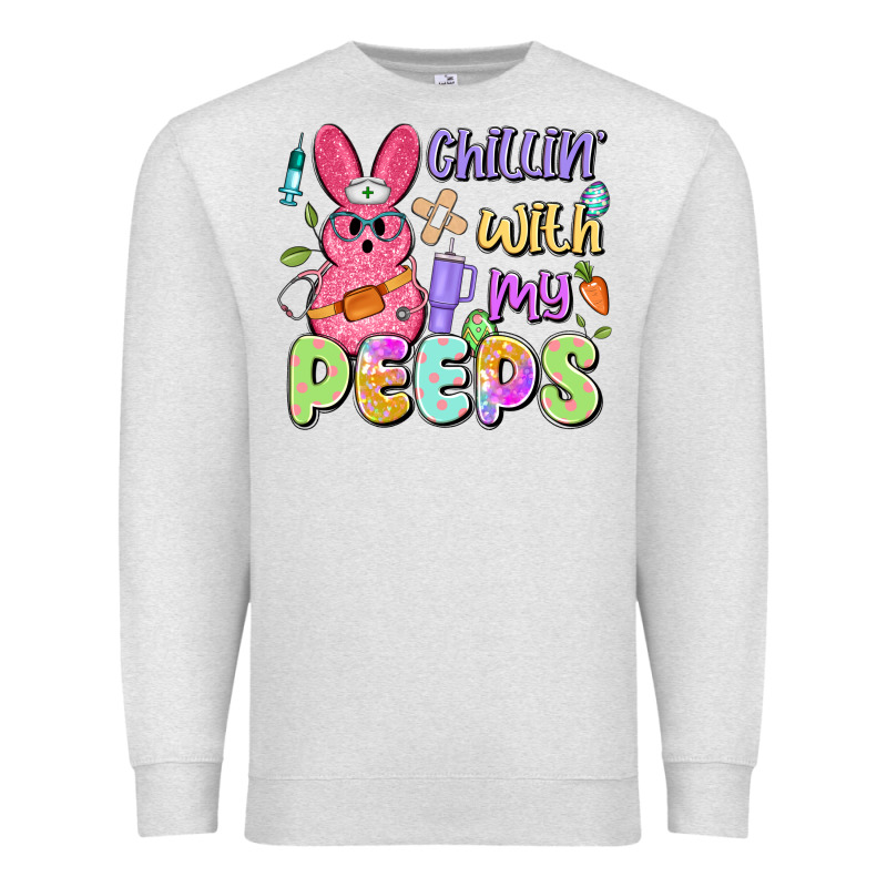 Chillin' With My Peeps Premium Sweatshirt by Artiststas | Teevron