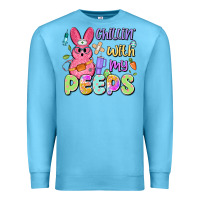 Ocean Blue chillin' with my peeps Premium Sweatshirt - Artiststas