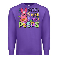 Purple chillin' with my peeps Premium Sweatshirt - Artiststas