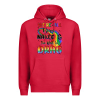 Cardinal we're all born naked the rest is drag Premium Hoodie - MaliasSmallBusiness