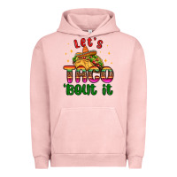 Pigment Salmon let s taco bout it Urban Hoodie - MaliasSmallBusiness