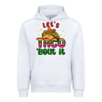 White let s taco bout it Urban Hoodie - MaliasSmallBusiness