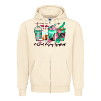 Sandshell certified nursing assistant coffee cups Zipper Hoodie - Zillion Design Studio