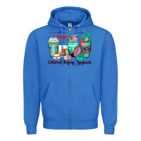 True Royal certified nursing assistant coffee cups Zipper Hoodie - Zillion Design Studio
