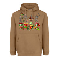 Toasted Coconut christmas skeleton coffee cups Heavyweight Hoodie - FaDigitalArtStudio