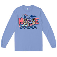 Colony Blue nurse educator Long Sleeve Tee - RanaPortraitStore
