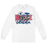 White nurse educator Long Sleeve Tee - RanaPortraitStore
