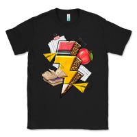 Black teacher lightning bolt Classic Tee - texasbilliewilder