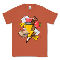 Copper teacher lightning bolt Classic Tee - texasbilliewilder