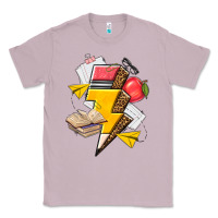 Lilac teacher lightning bolt Classic Tee - texasbilliewilder