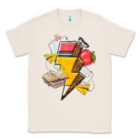 Natural teacher lightning bolt Classic Tee - texasbilliewilder