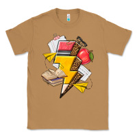 Toasted Coconut teacher lightning bolt Classic Tee - texasbilliewilder