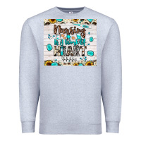 Heather Grey nursing is a work of heart Premium Sweatshirt - JahusDesignShop