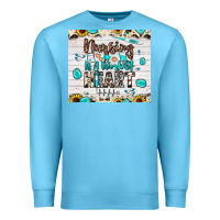 Ocean Blue nursing is a work of heart Premium Sweatshirt - JahusDesignShop