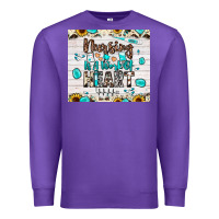 Purple nursing is a work of heart Premium Sweatshirt - JahusDesignShop