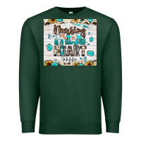 Sports Green nursing is a work of heart Premium Sweatshirt - JahusDesignShop