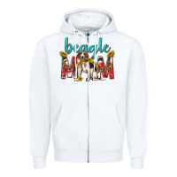 White western beagle mom Zipper Hoodie - texasbilliewilder