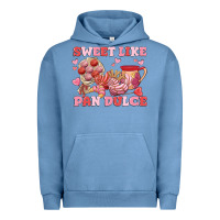 Pigment Pebble Blue sweet like pan dulce Urban Hoodie - MaliasSmallBusiness