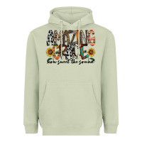 Matcha amazing grace how sweet the sound Heavyweight Hoodie - RacoonDesign