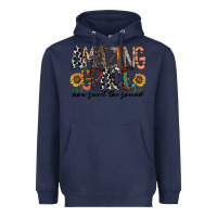 Navy amazing grace how sweet the sound Heavyweight Hoodie - RacoonDesign