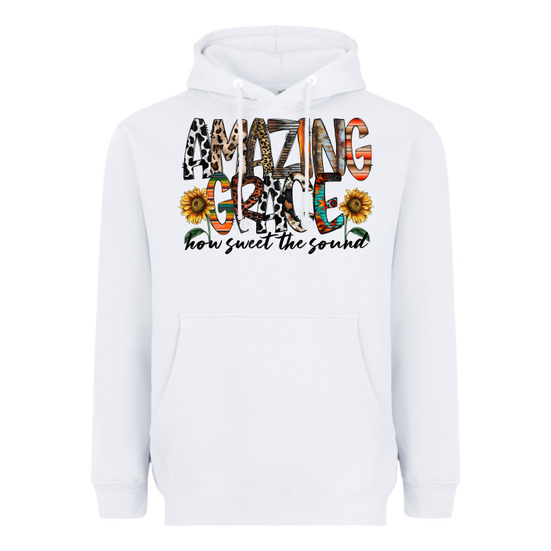 Amazing Grace How Sweet The Sound Heavyweight Hoodie by RacoonDesign | Teevron
