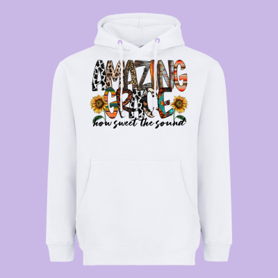Amazing Grace How Sweet The Sound Heavyweight Hoodie Designed By Racoondesign