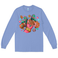 Colony Blue pink christmas black girl sneakers Long Sleeve Tee - RanaPortraitStore