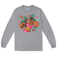 Heather Grey pink christmas black girl sneakers Long Sleeve Tee - RanaPortraitStore