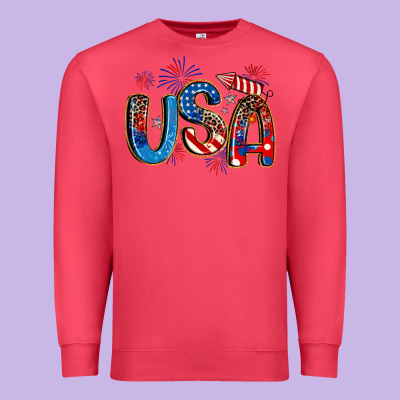 Usa 4th Of July Premium Sweatshirt Designed By Artiststas