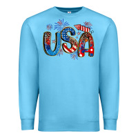 Ocean Blue usa 4th of july Premium Sweatshirt - Artiststas