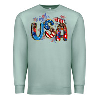 Seafoam usa 4th of july Premium Sweatshirt - Artiststas
