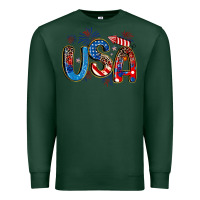 Sports Green usa 4th of july Premium Sweatshirt - Artiststas
