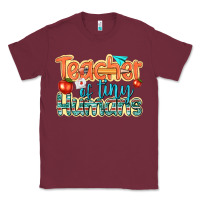 Burgundy teacher of tiny humans Classic Tee - texasbilliewilder