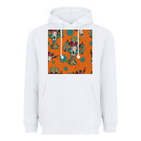 White western cross and bull skull seamless pattern Heavyweight Hoodie - HRA Design Shop