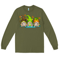 Army Green frog gnomes Long Sleeve Tee - Zillion Design Studio