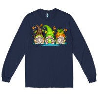 Navy frog gnomes Long Sleeve Tee - Zillion Design Studio