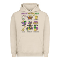 Pigment French Oak laissez les bons temps rouler Urban Hoodie - MaliasSmallBusiness