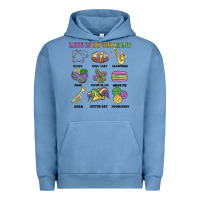 Pigment Pebble Blue laissez les bons temps rouler Urban Hoodie - MaliasSmallBusiness