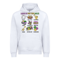 White laissez les bons temps rouler Urban Hoodie - MaliasSmallBusiness