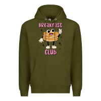 Army Green breakfast club Premium Hoodie - MaliasSmallBusiness