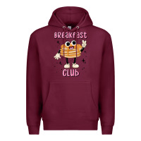 Burgundy breakfast club Premium Hoodie - MaliasSmallBusiness
